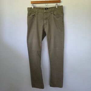 H&M‎ Button Fly Grey Khaki Slim Fit Pants - 33